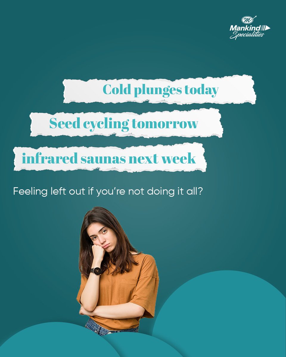 MankindSpltys's tweet photo. Ditch the wellness trends and focus on what works for you. Sustainable self-care > FOMO-driven habits

#ItsOneLife #MankindSpecialities #MankindPharma https://t.co/5WEgmdoAaa