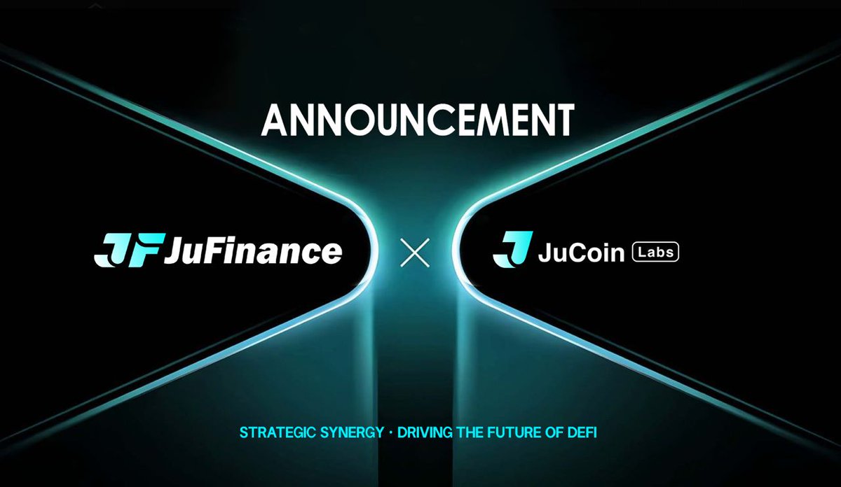 🚀 JuCoin Labs x JuFinance | Strategic Investment
JuCoin Labs has made a strategic investment in JuFinance.
Together, we aim to scale global Web3 infrastructure and adoption.<a href="/Jucoinlabs/">Jucoin Labs</a> <a href="/JuFinance/">JuFinance</a>