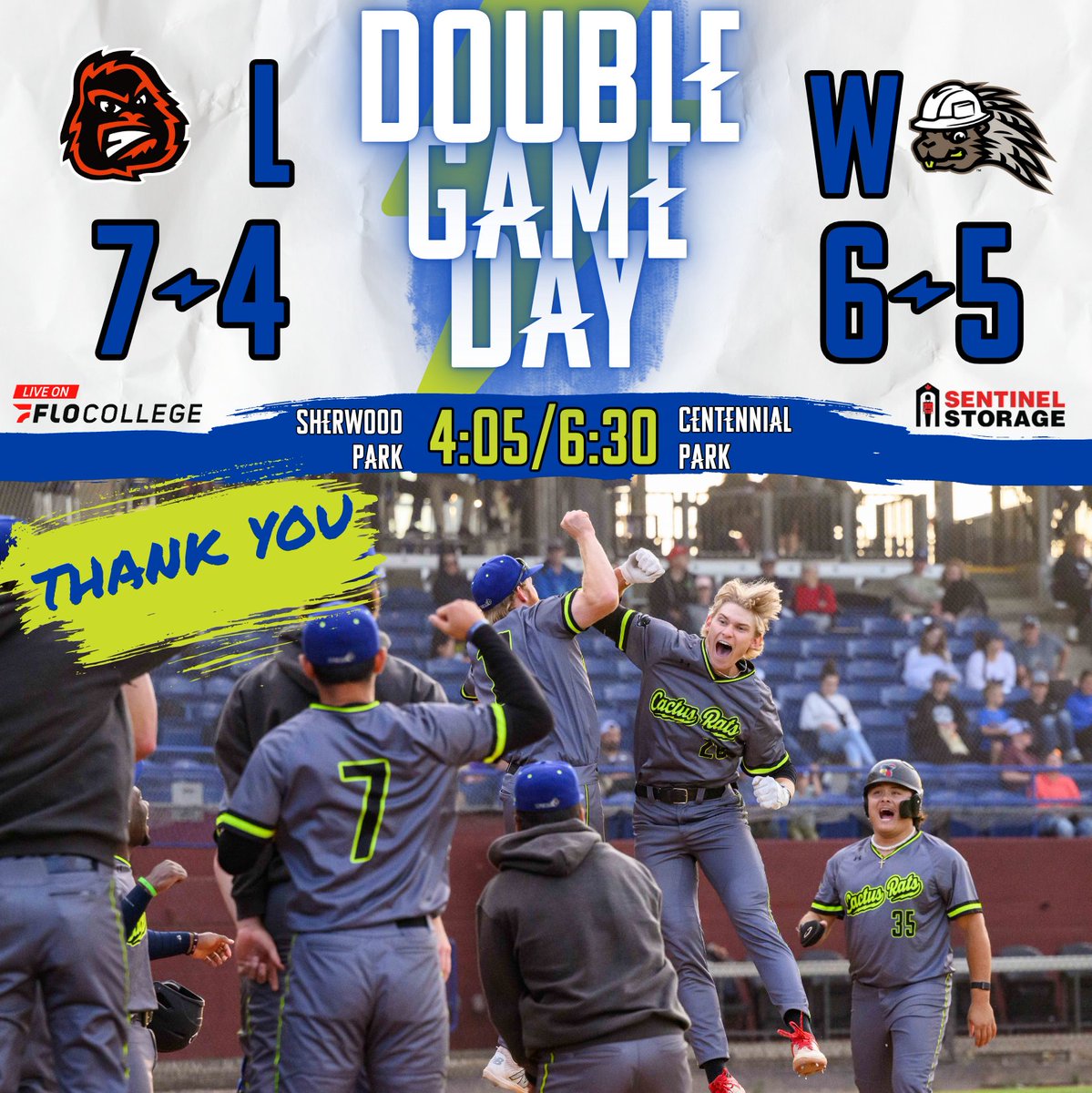 Closing out the long weekend on a high note, presented by Sentinel Storage.