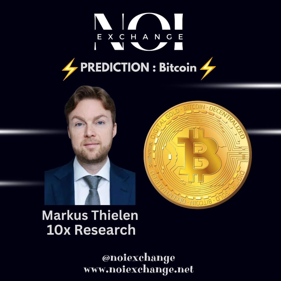Noi Exchange (@noiexchange) on Twitter photo 📈 PREDICTION:
<a href="/10x_Research/">10x Research</a>'s Markus Thielen projects BTC’s "most realistic price target" to hit $142K by the end of 2025.
With $206B moved into Bitcoin this year and $140B more expected, the path to $142,000 looks promising.
Do you agree with him? 🤔
#Bitcoin #BTC 📈 PREDICTION:
<a href="/10x_Research/">10x Research</a>'s Markus Thielen projects BTC’s "most realistic price target" to hit $142K by the end of 2025.
With $206B moved into Bitcoin this year and $140B more expected, the path to $142,000 looks promising.
Do you agree with him? 🤔
#Bitcoin #BTC