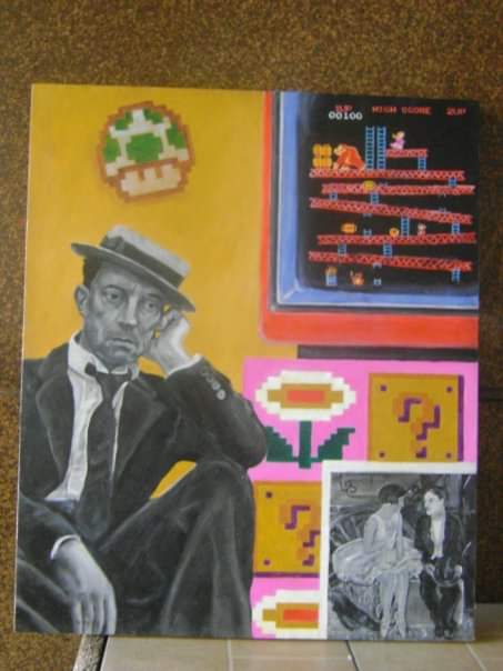 usercontroller's tweet image. an old oil painting I did, in 2008 or 2009, can&apos;t remember..