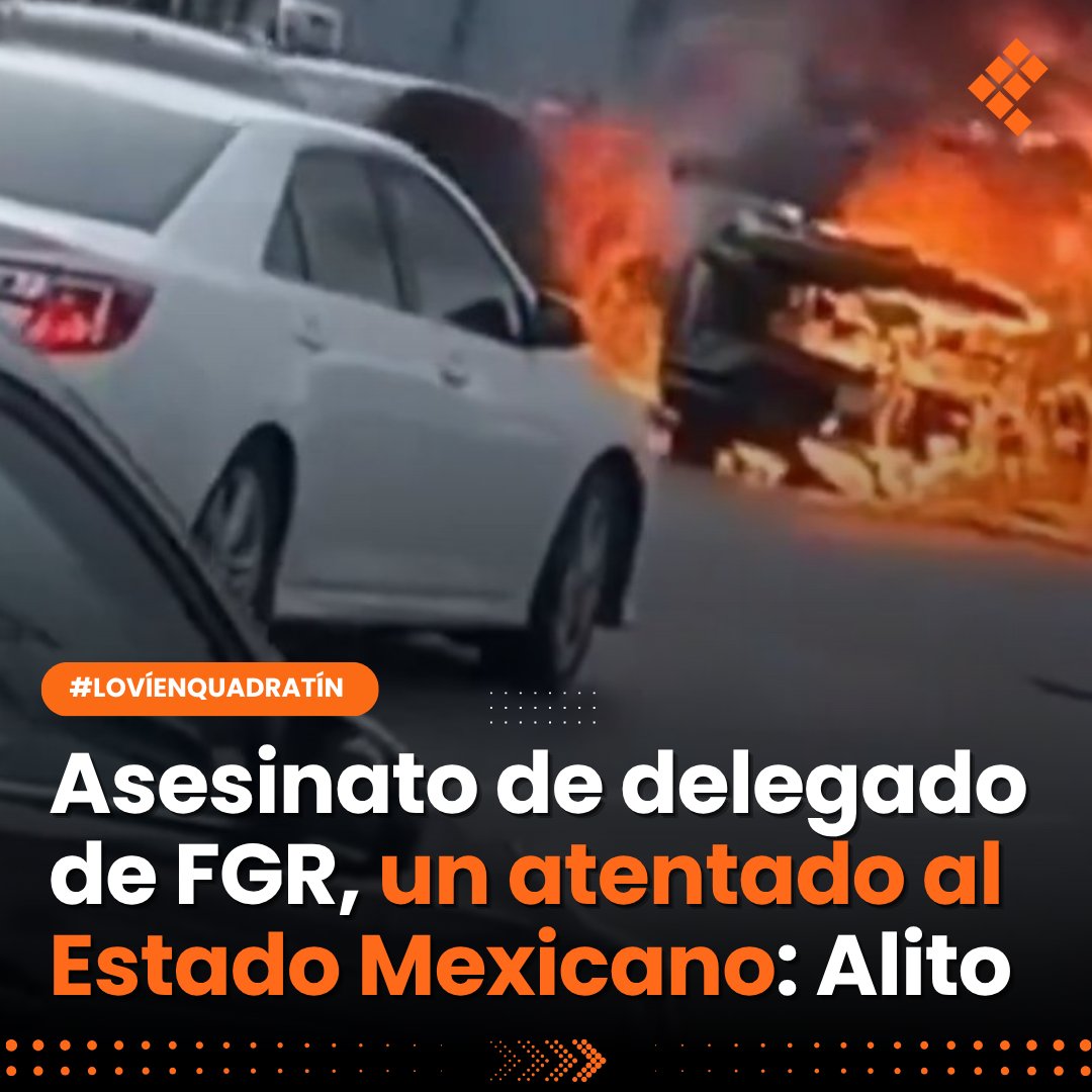 🔴👉 Desde la oposición condenamos enérgicamente este crimen y exigimos justicia. No podemos normalizar este grado de violencia", posteó el dirigente priista.
acortar.link/yJiVL4

#LoVíEnQuadratín