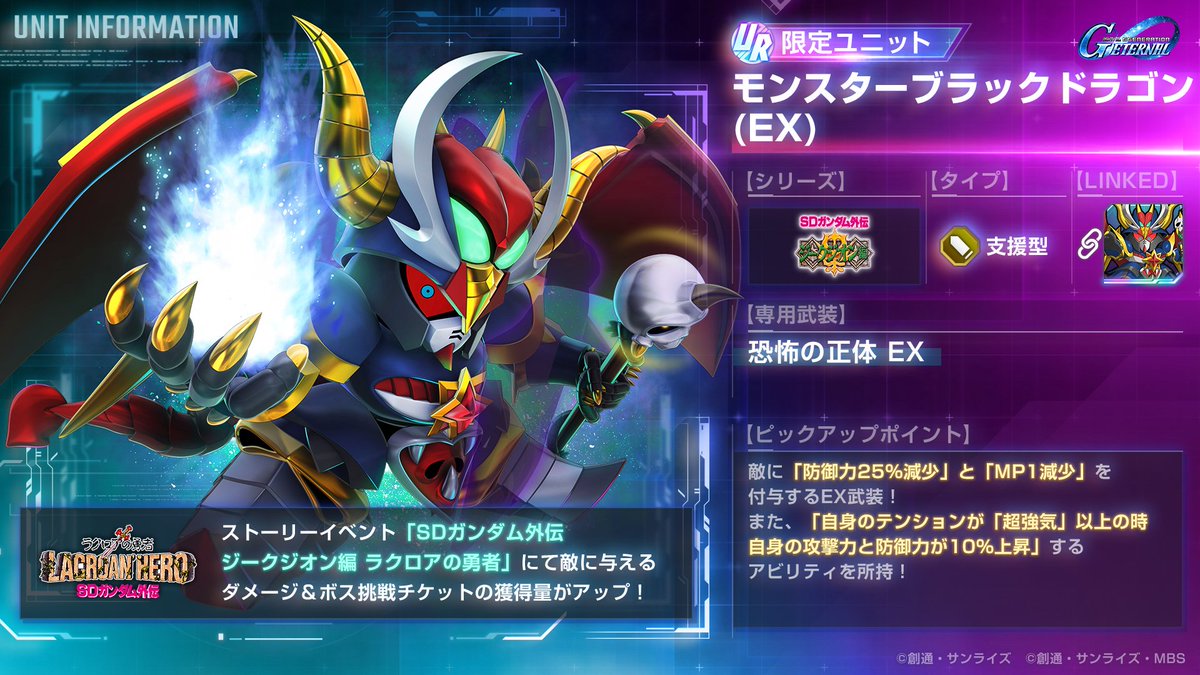 ◤━━━━━━ SDガンダム #ジージェネエターナル 新ユニットの性能を