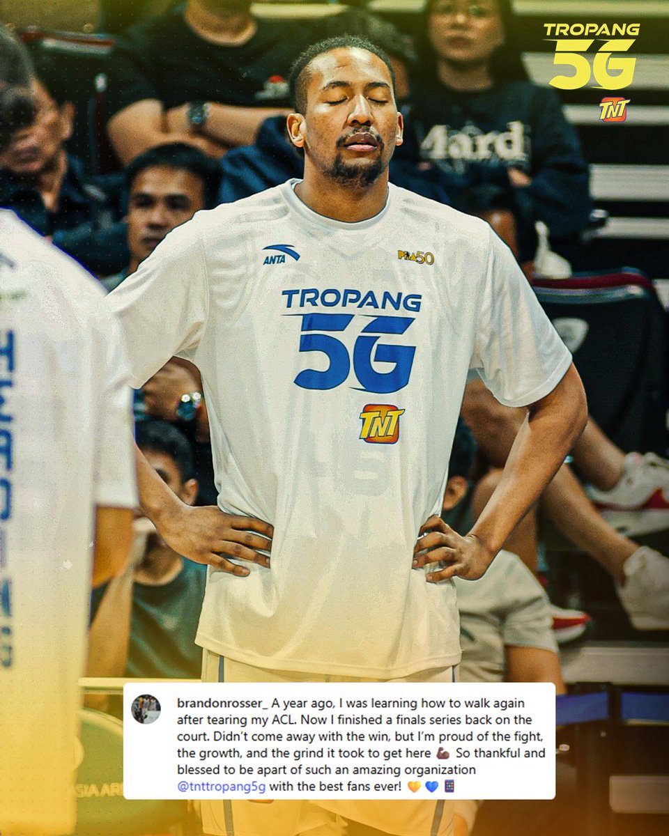 BGR sa Philippine Cup Finals. 
Depensa, opensa, lahat na!♻️

12.2 PPG | 4.3 RPG | 3.0 BPG | 58% FG
Anchor sa paint. Game-changer sa bawat minuto.

#Tropang5G