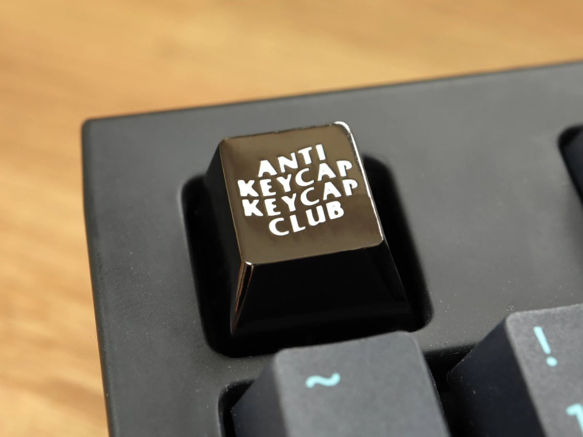 I just received ANTI KEYCAP CLUB Keycap by Terra Keycaps  via Throne. Thank you! throne.com/talkqwertytome #Wishlist #Throne