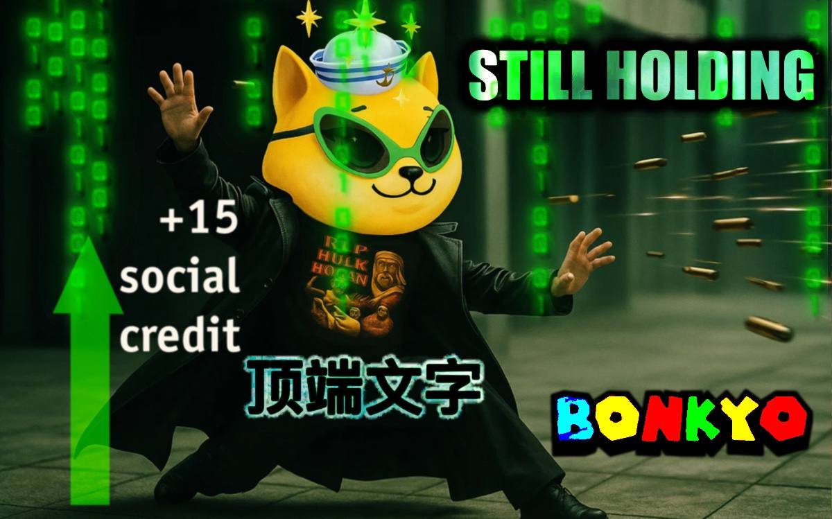 Still holding, still Bonkyo posting, still Bonkyo loving, still Bonkyo.

Bonkyo