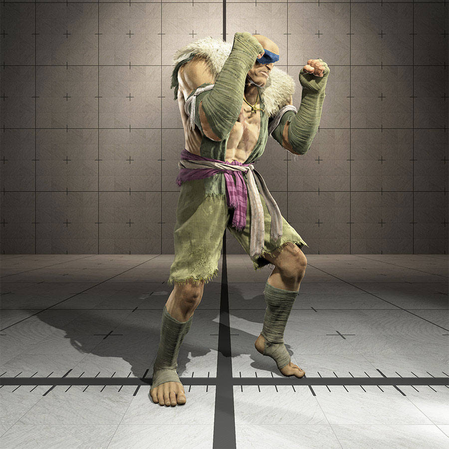 FGAnniversaries's tweet photo. Colors 5-8 for Sagat's Outfit 1 in Street Fighter 6. https://t.co/ZrFSU8nPYu