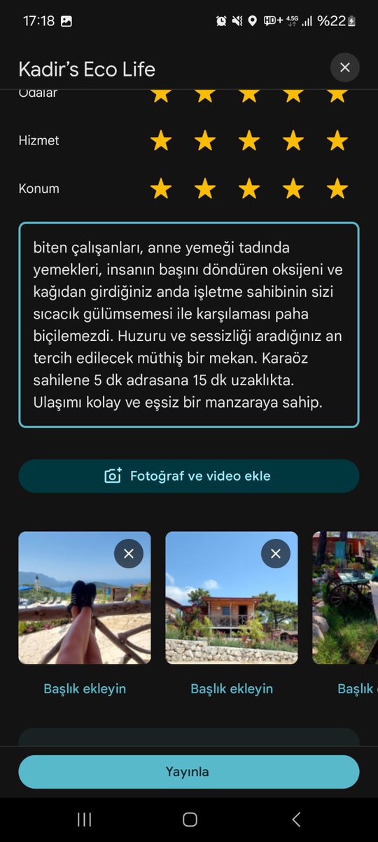Günaydın can dostlarım yellitepeden selamlar