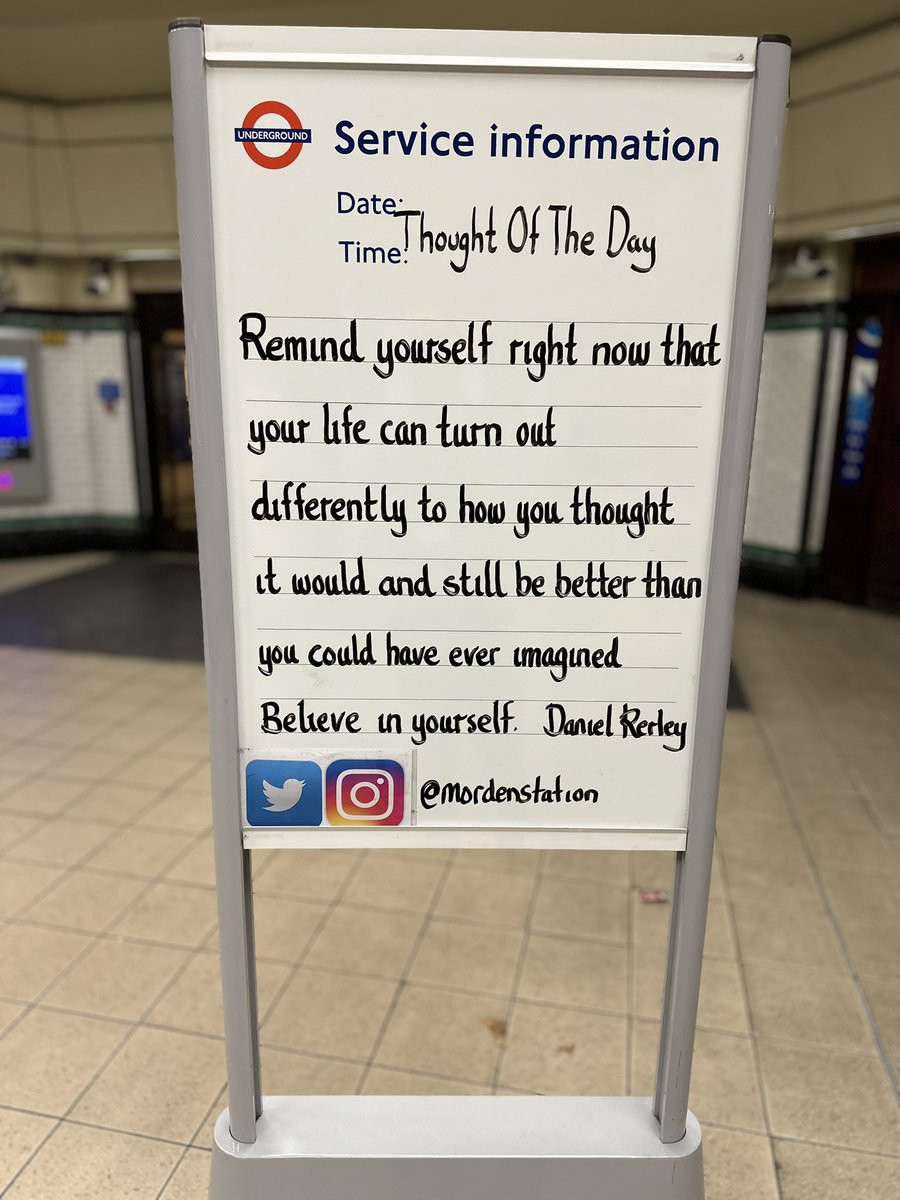 Morden Station (@mordenstation) on Twitter photo Tuesday 5th August 2025 Thought Of The Day From Morden Underground Station By Daniel Kerley <a href="/danielsjourney1/">Daniel Kerley</a>
TikTok @danielsjourney82
#danielsjourney Tuesday 5th August 2025 Thought Of The Day From Morden Underground Station By Daniel Kerley <a href="/danielsjourney1/">Daniel Kerley</a>
TikTok @danielsjourney82
#danielsjourney