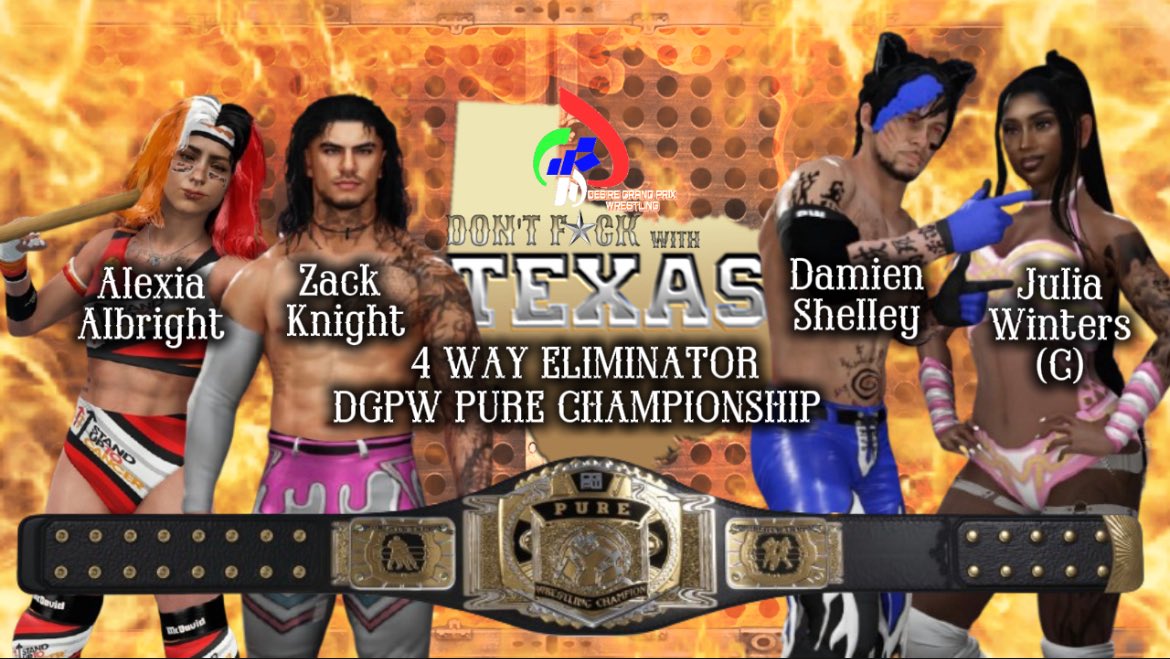 Desire Grand Prix Wrestling (@officialdgpw) on Twitter photo <a href="/MaxRabhas/">RABID</a> <a href="/KITSUNEKINGXIII/">โTHE KITSUNE KINGโ JOEY DYNAMITE ๐ฆ</a> <a href="/Efed__Ghoul/">THE SAVIOUR OF AMERICA GHOUL</a> <a href="/PERFECTVERLIO/">VERLIO</a>
<a href="/NightmareOfNOLA/">Tommy Demise</a> <a href="/TheeGlowStruck/">Mike Magnum Maxwell</a> <a href="/AlexiaAlbright/">โ๏ธ๐ฅ ๐๐๐ซ๐จ ๐๐ฒ๐ข๐ข๐ซ ๐๐ฉ๐๐ฏ๐ฆ๐ค๐ฅ๐ฑ ๐ โ๏ธ</a> <a href="/zackfnknight/">Zack Knight โใใฉใใฏใใผใ</a> <a href="/familiashelley/">CHAOTIX Productions/CHAOTIX Pro Wrestling (Maddie)</a> <a href="/Mrs1of1Kari/">๐ฆ๐ถ๐๐๐พ๐ค</a> <a href="/MaxRabhas/">RABID</a> <a href="/KITSUNEKINGXIII/">โTHE KITSUNE KINGโ JOEY DYNAMITE ๐ฆ</a> <a href="/Efed__Ghoul/">THE SAVIOUR OF AMERICA GHOUL</a> <a href="/PERFECTVERLIO/">VERLIO</a>
<a href="/NightmareOfNOLA/">Tommy Demise</a> <a href="/TheeGlowStruck/">Mike Magnum Maxwell</a> <a href="/AlexiaAlbright/">โ๏ธ๐ฅ ๐๐๐ซ๐จ ๐๐ฒ๐ข๐ข๐ซ ๐๐ฉ๐๐ฏ๐ฆ๐ค๐ฅ๐ฑ ๐ โ๏ธ</a> <a href="/zackfnknight/">Zack Knight โใใฉใใฏใใผใ</a> <a href="/familiashelley/">CHAOTIX Productions/CHAOTIX Pro Wrestling (Maddie)</a> <a href="/Mrs1of1Kari/">๐ฆ๐ถ๐๐๐พ๐ค</a>