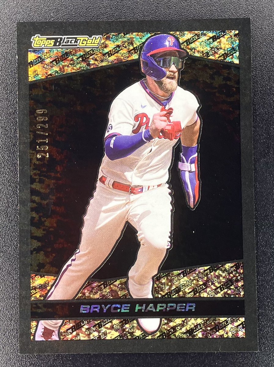 pks_cards1's tweet photo. #pkstacks - running until TOMORROW!
Bryce Harper 2021 Topps Black Gold /299
$8 https://t.co/ZDrHRqASrI