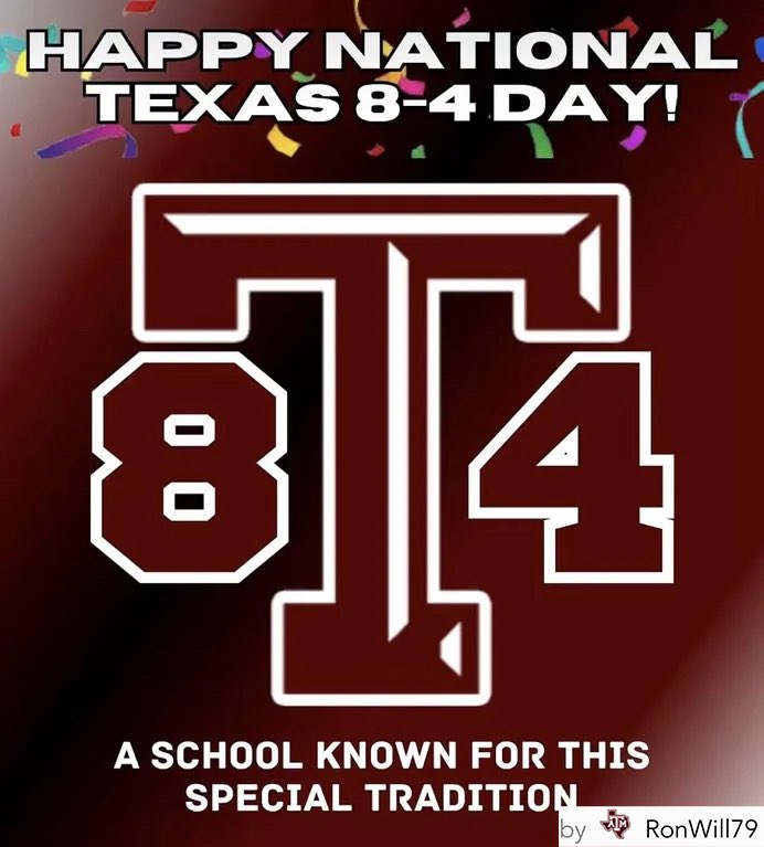 Happy 8-4 to all who celebrate! 🥳