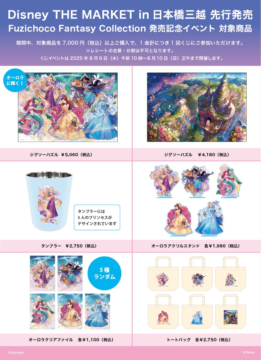 藤ちょこ × ディズニー 「Fuzichoco Fantasy Collection