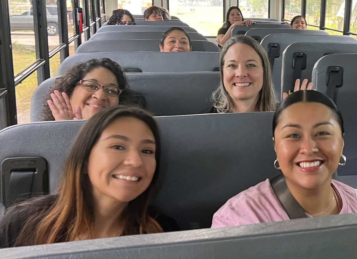 DZ teachers &amp; staff toured our school zone today. We are ready to serve our DZ community! One team, one goal! 💎 <a href="/SanMarcosCISD/">San Marcos CISD</a>
