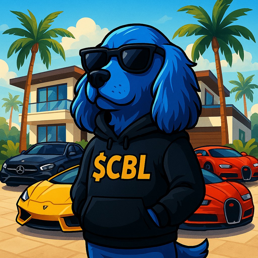🚨 The richest dog in crypto has arrived! 🚨
🐶💰 Cocker Blue isn’t just stylish —
he’s got a mansion, 4 supercars, and a community growing full throttle.

🚗💨 Are you joining the $CBL movement,
or just watching the Bugatti speed off?

👇
Follow <a href="/Cockerbluesol/">Cocker Blue</a>
Join before it’s