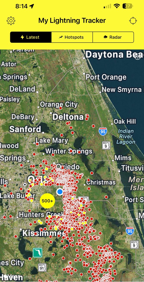 Lightning ⚡️like crazy atm  #FloridaLightning #Storm