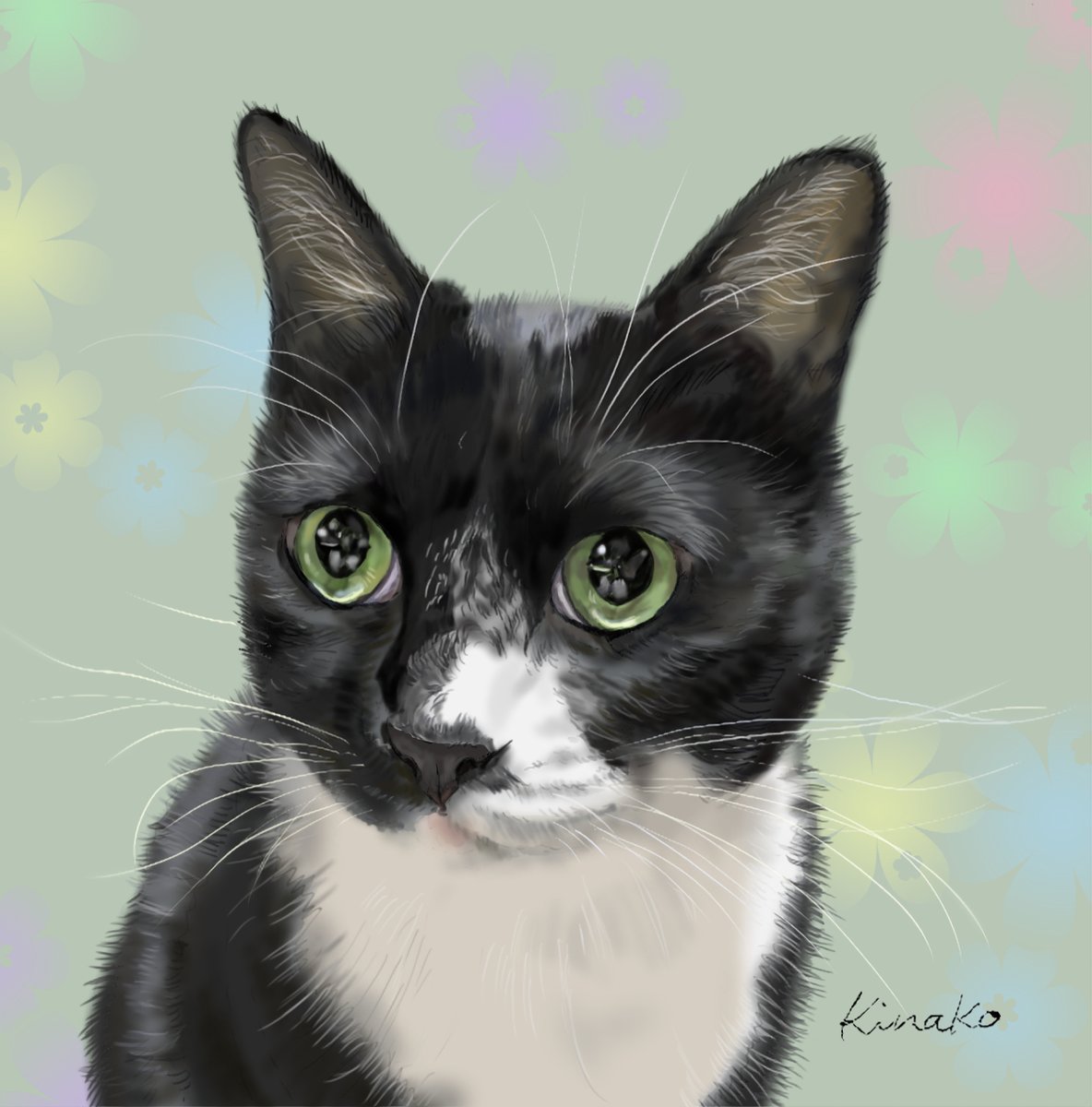 猫の絵、ものタイルに猫の絵を描いています。 猫の絵、ものタイルに猫の絵を描いています。 Shinzi Katoh 100