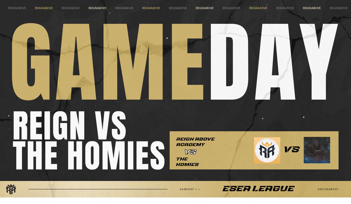 ReignAboveCS (@reignabovecs) on Twitter photo π° THE KINGDOM HAS A DOUBLE HEADER π°
π― <a href="/ReignAboveGG/">Reign Above</a> Academy vs #TheHomies π―
π¬ Catch player POVs π¬
Roster:
<a href="/ericklffm/">-erk</a> - twitch.tv/erk_03
<a href="/Zephorixx/">β | Dev</a> - kick.com/Zephorixx
<a href="/av4nte/">DrΓΈgzs</a> - twitch.tv/dr0gzs
<a href="/K4low_/">K4low</a>
<a href="/Joneraaa/">Jonas Oliveira</a> π° THE KINGDOM HAS A DOUBLE HEADER π°
π― <a href="/ReignAboveGG/">Reign Above</a> Academy vs #TheHomies π―
π¬ Catch player POVs π¬
Roster:
<a href="/ericklffm/">-erk</a> - twitch.tv/erk_03
<a href="/Zephorixx/">β | Dev</a> - kick.com/Zephorixx
<a href="/av4nte/">DrΓΈgzs</a> - twitch.tv/dr0gzs
<a href="/K4low_/">K4low</a>
<a href="/Joneraaa/">Jonas Oliveira</a>