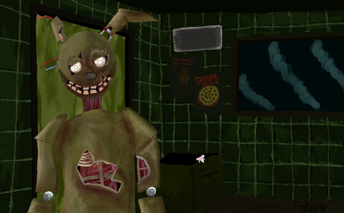 British man jumpscare #springtrap #FNAF