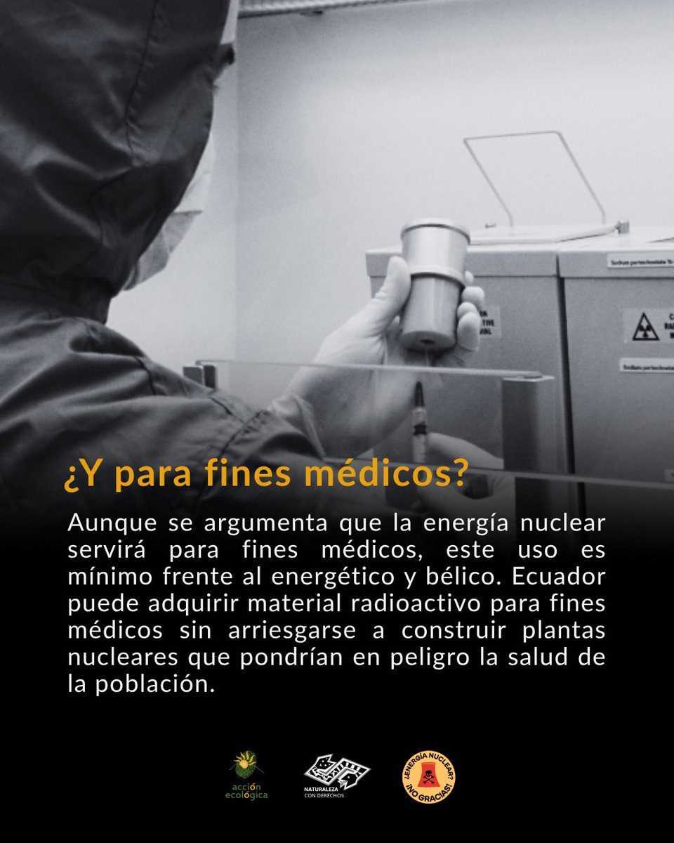 ⚠️¿Por qué la energía nuclear es un riesgo para el Ecuador? ⬇️