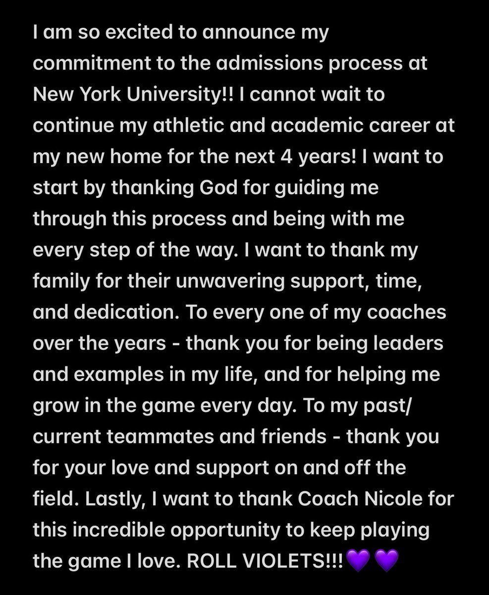 Aditi Srikant 2026 (@aditisrikant26) on Twitter photo Heading to the Big Apple!!ππποΏΌ<a href="/NYUSoftball/">NYU Softball</a> <a href="/CoachNic23/">Nicole Bellini</a> <a href="/nyuniversity/">New York University</a> <a href="/SoFoSoftball/">SFHS Softball Team</a> #NYUsoftball #committed #RollViolets Heading to the Big Apple!!ππποΏΌ<a href="/NYUSoftball/">NYU Softball</a> <a href="/CoachNic23/">Nicole Bellini</a> <a href="/nyuniversity/">New York University</a> <a href="/SoFoSoftball/">SFHS Softball Team</a> #NYUsoftball #committed #RollViolets