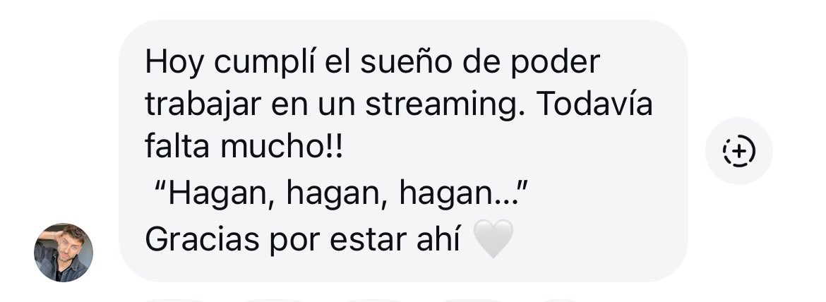 Qué lindo esto, que sea el primero de muchos Santi ⁦<a href="/TatoAlgorta/">Tato</a>⁩ ! Acá estaremos bancando ❤️‍🩹