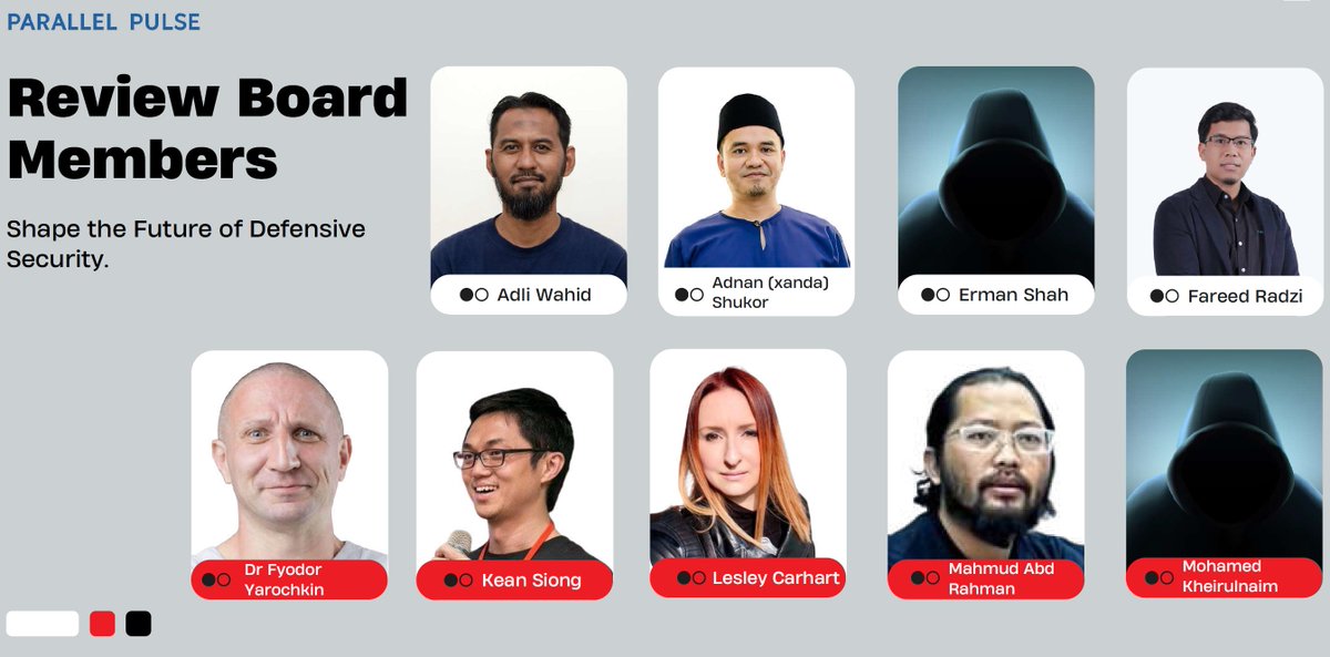 NanoSec Asia (@nanosec_asia) on Twitter photo Parallel Pulse <a href="/nanosec_asia/">NanoSec Asia</a> is excited to welcome our CFP Review Board members! A big thank-you for your commitment to champion a future where security is not just a system — it’s a state of mind.
pulse.nanosec.asia/cfpboard/
CFP submission: pulse.nanosec.asia/cfp/
#ParallelPulse Parallel Pulse <a href="/nanosec_asia/">NanoSec Asia</a> is excited to welcome our CFP Review Board members! A big thank-you for your commitment to champion a future where security is not just a system — it’s a state of mind.
pulse.nanosec.asia/cfpboard/
CFP submission: pulse.nanosec.asia/cfp/
#ParallelPulse