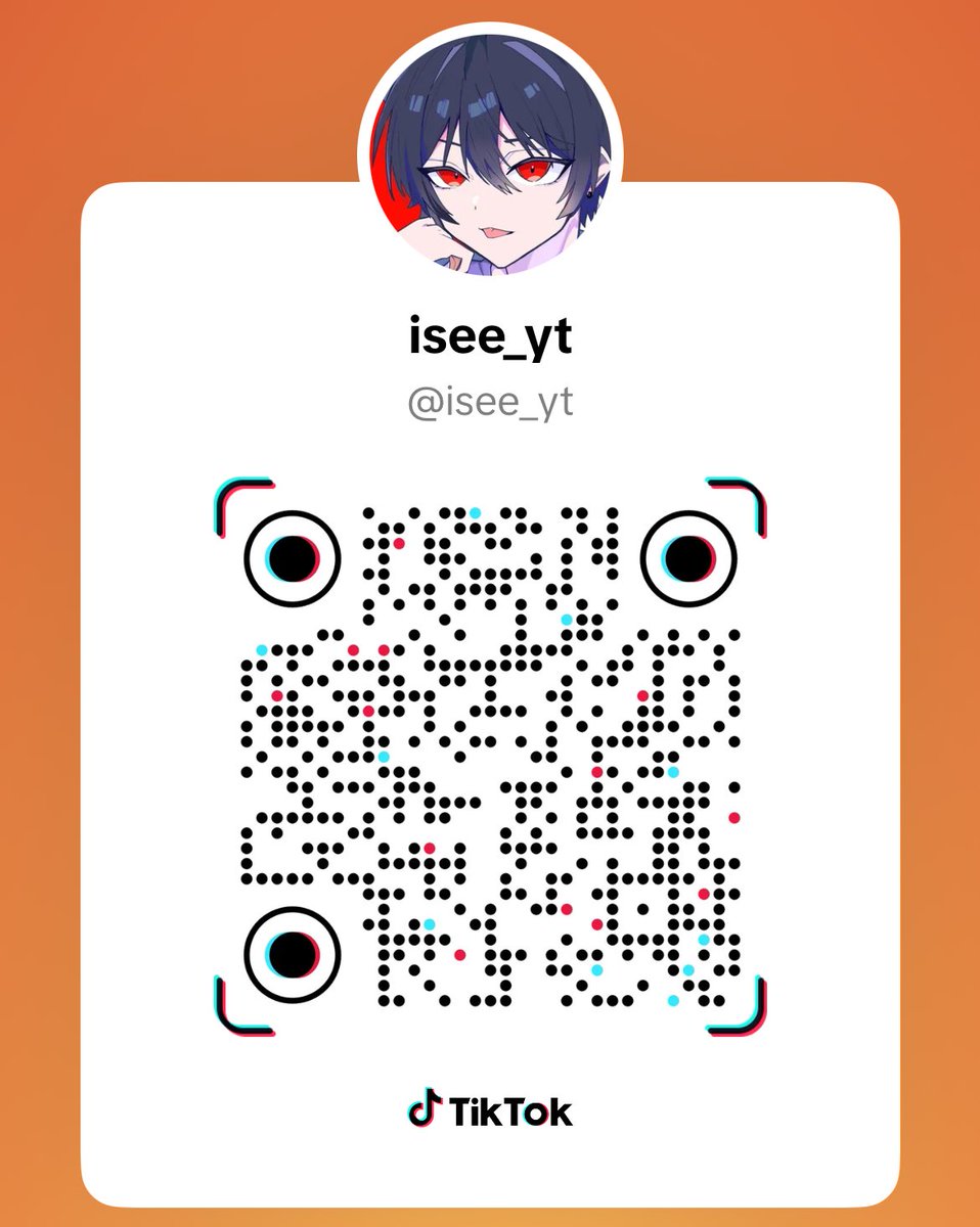本物のアカウントがないとなりすましの報告出来ないらしいのでTikTokのアカウント作りました！
今後TikTokでも活動するかもしれないのでフォローと偽物の報告良ければお願いします！

tiktok.com/@isee_yt?_t=ZS…