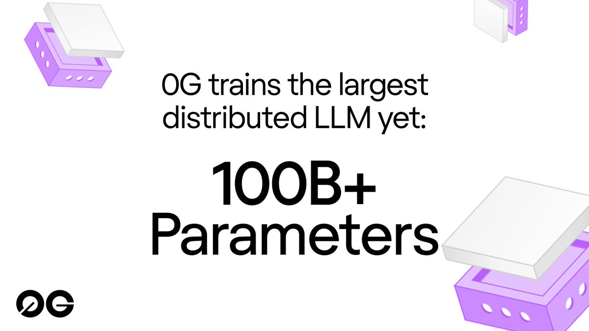 0G Labs (Ø,G) - AI L1 (@0g_labs) on Twitter photo A major shift in the foundations of AI is underway, and 0G Labs is leading it.
<a href="/sandy_carter/">Sandy.ATH; gm.Brave</a> 's latest article on <a href="/Forbes/">Forbes</a> captures <a href="/0G_Research/">0G Research</a>'s latest breakthrough: 0G trains the largest distributed LLM yet - 100B+ parameters.
Dive in → forbes.com/sites/digital-… A major shift in the foundations of AI is underway, and 0G Labs is leading it.
<a href="/sandy_carter/">Sandy.ATH; gm.Brave</a> 's latest article on <a href="/Forbes/">Forbes</a> captures <a href="/0G_Research/">0G Research</a>'s latest breakthrough: 0G trains the largest distributed LLM yet - 100B+ parameters.
Dive in → forbes.com/sites/digital-…