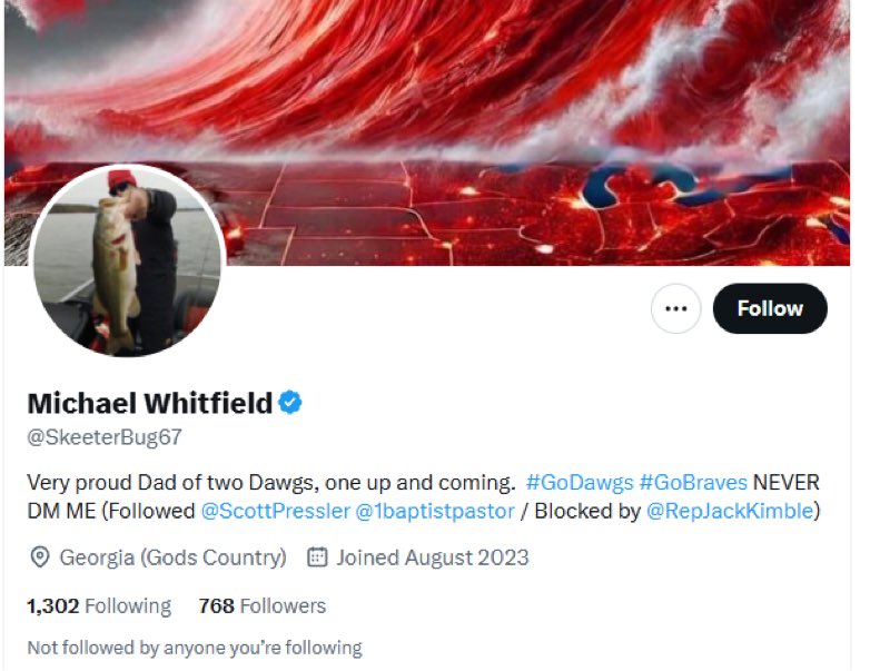 Wow! I’ve never been singled out like this. I’d thank him but I blocked him.