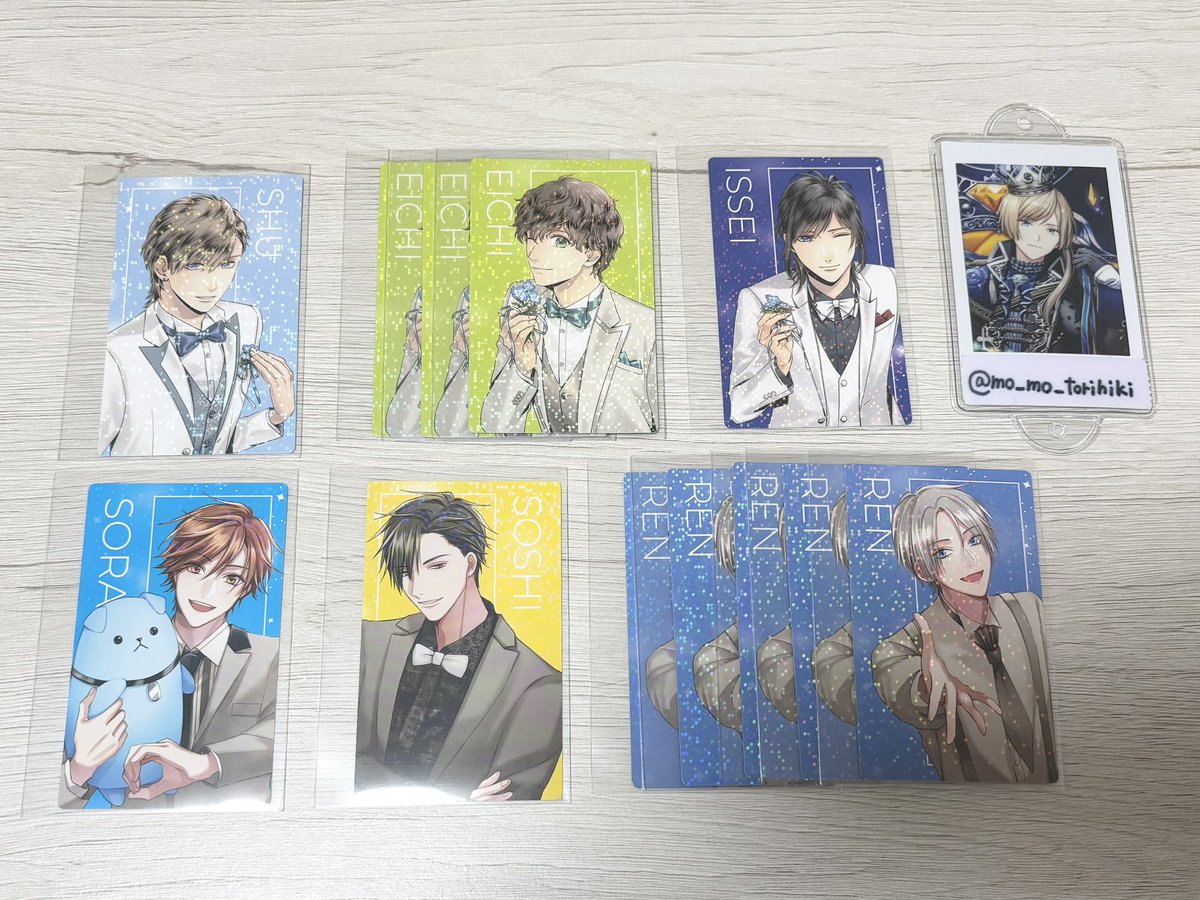 《交換》ツキプロ ALIVE SQ 10周年 フェア特典 ホログラムカードQUELL SOARA Growth

譲：柊羽1 英知3 壱星1 空1 宗司1 廉5

求：衛 or 涼太 ＞ 昂輝 or 剣介

郵送のみ。纏めての方優先。
検索からもお気軽にお声掛けください。