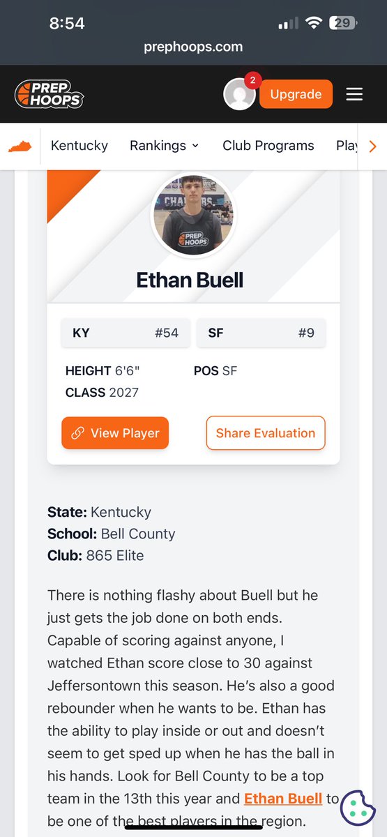 Chuck Peace (@chuckyp21) on Twitter photo Bell County’s 2027 6’6” Ethan Buell is underrated and a kid to keep an eye on this year. An absolute knock down shooter who is good off the bounce also.<a href="/PrepHoopsKY/">Prep Hoops Kentucky</a> <a href="/Pure_Prospects/">Pure Prospects</a> <a href="/NextUpRecruits/">NextUpRecruits</a> <a href="/NationsElite1/">Nations Elite</a> <a href="/KevinMoses38/">Kevin Moses LLC</a> Bell County’s 2027 6’6” Ethan Buell is underrated and a kid to keep an eye on this year. An absolute knock down shooter who is good off the bounce also.<a href="/PrepHoopsKY/">Prep Hoops Kentucky</a> <a href="/Pure_Prospects/">Pure Prospects</a> <a href="/NextUpRecruits/">NextUpRecruits</a> <a href="/NationsElite1/">Nations Elite</a> <a href="/KevinMoses38/">Kevin Moses LLC</a>