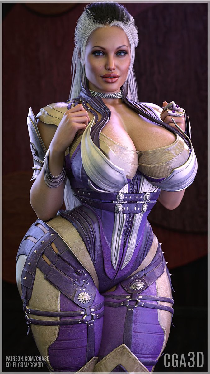 Crossover: MK1 Sindelara
(MK1 Sindel and hair + Lara Croft A.J custom version.)