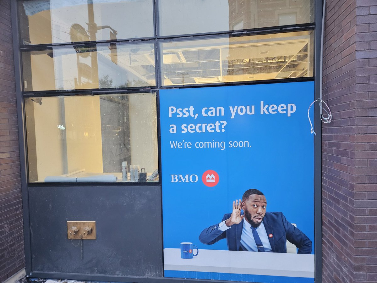 BMO coming soon to the new development at Dundas and Pacific.