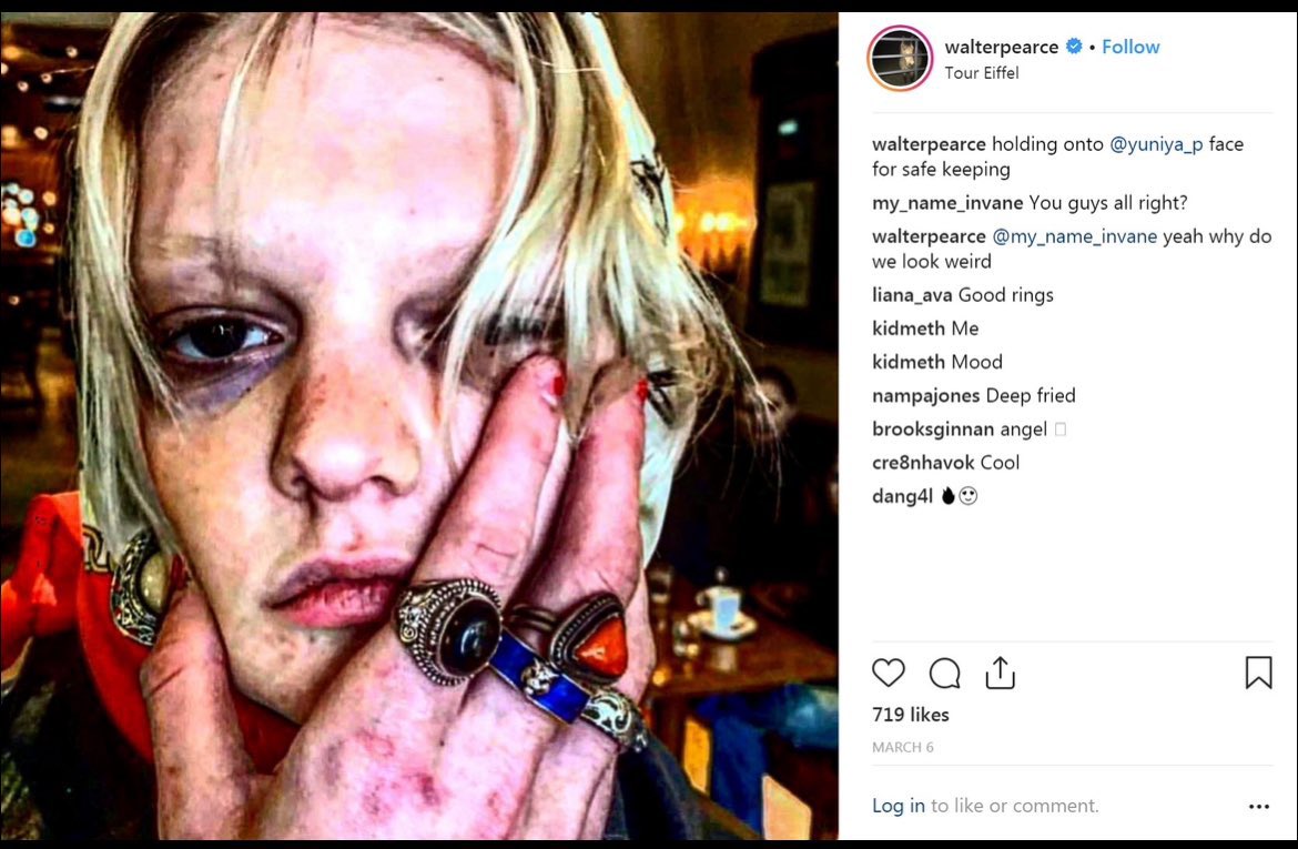TheMouthyBuddha's tweet photo. 60 Minutes needs to make an episode on Pizza-Gate 

Could you imagine Lesley Stahl breaking this shit open? 🤣 

“Look, here’s a tiny fraction of the Insta posts literally zero people in the media have talked about, “my pedo babe!?” “And why does everyone look abused?” 
“Dude’s wearing a pedophile spiral 🌀 on the necktie?” 

…but that would break everything wide open wouldn’t it? Clinton? Epstein? Mossad? 

Who’s for discovery? 

i’m just gettin warmed up 🤣