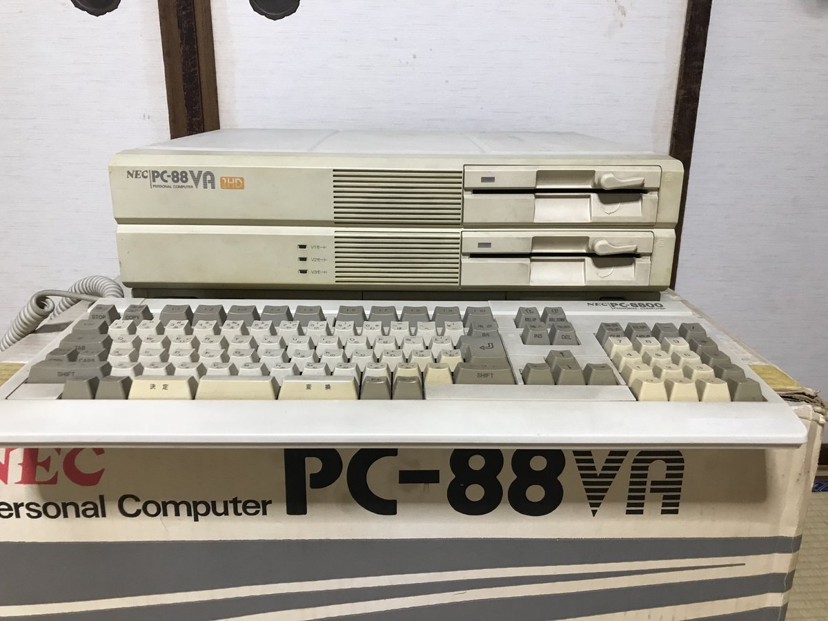 NEC PC-88VA 2HD 本体 レトロPC NEC パーソナルコンピュータ PC-88VA 2HD 本体のみ 日本電気 ジャンク【40