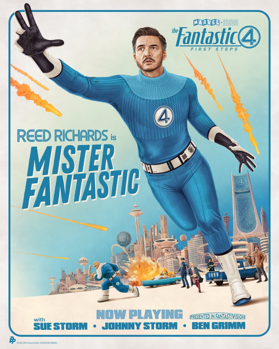 Marvel Studios (@marvelstudios) on Twitter photo Reed Richards is Mister Fantastic.
šØĀ illustrated by <a href="/AdStothard/">Adam Stothard</a>
The Fantastic Four: First Steps is now playing in theaters! Get tickets now:Ā fandango.com/FantasticFour Reed Richards is Mister Fantastic.
šØĀ illustrated by <a href="/AdStothard/">Adam Stothard</a>
The Fantastic Four: First Steps is now playing in theaters! Get tickets now:Ā fandango.com/FantasticFour