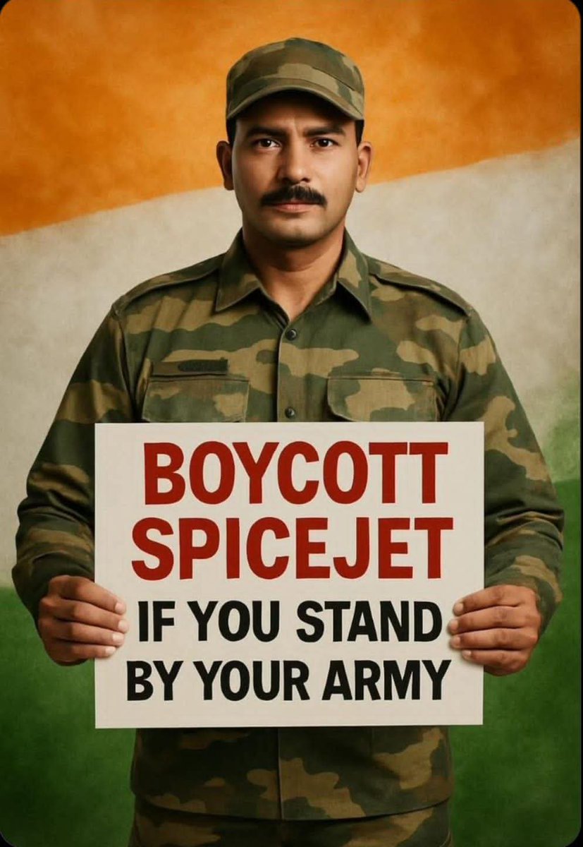 If you Support The Army, Boycott Spice Jet and Codemn those Media channels carry one sided and concocted story.
Do you support the Indian Army #SpiceJet #SpiceJetAssault #IndianArmy