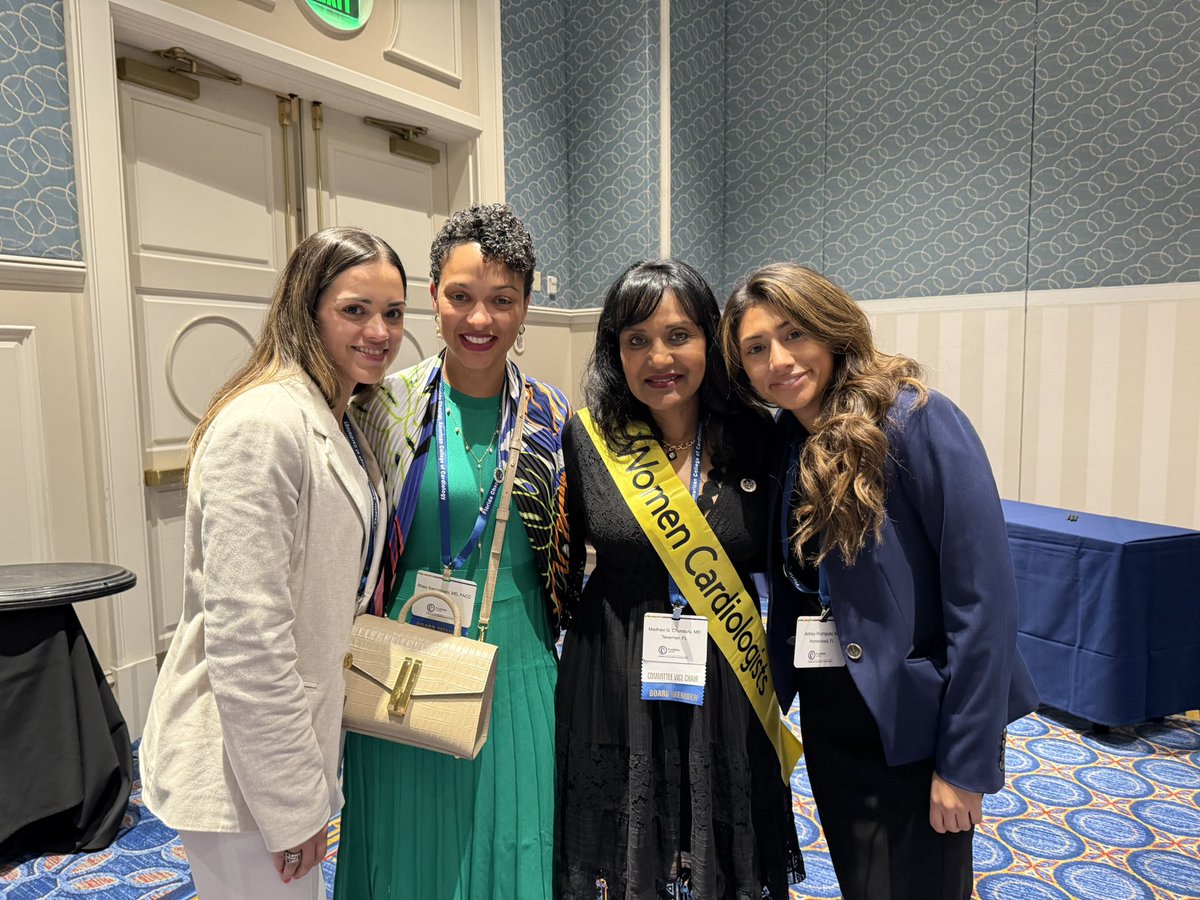 Another successful and impactful WIC breakout session at the <a href="/FloridaACC/">Florida Chapter ACC</a> annual meeting in Orlando!  Thank you to Dr. Ashley Rodriguez for your vision for this session, and to Dr. Madhavi Chunduru and Dr. Nahyr Lugo for making it happen.