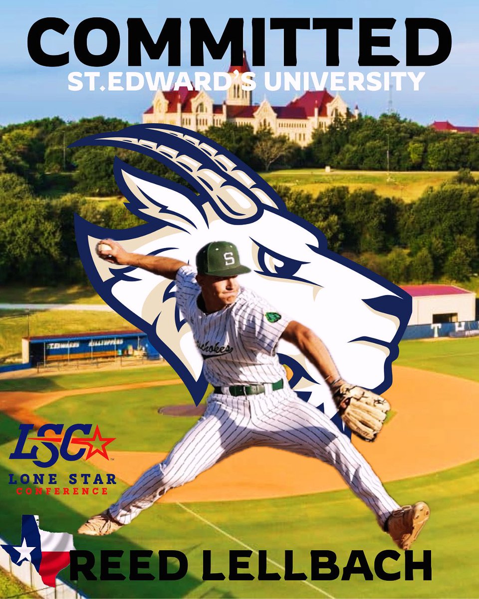 The 11th Choke to commit from the 2025 team is Reed Lellbach. Reed will take his running fastball and tough slider to St. Edward's University in Austin, Texas. St. Edward's won 37 games last year in one of the best D2 conferences in the country. Congratulations Reed!