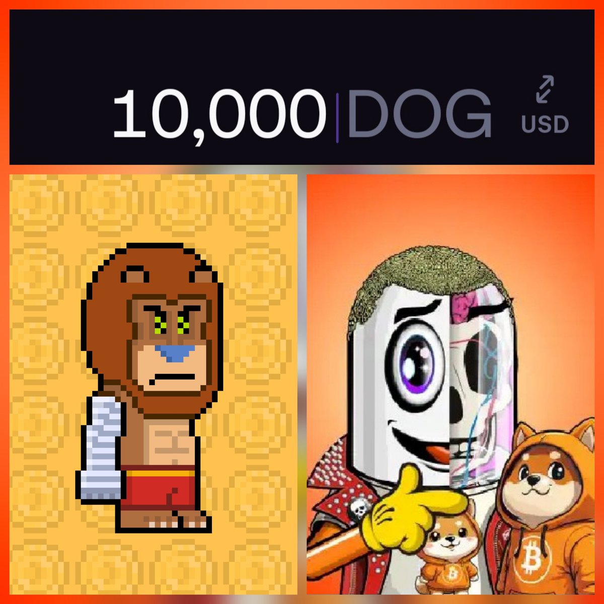 Attention Ordinal/Runes collectors 🚨

I'm running a BITCOIN assets giveaway 🎉 

Rules: 
- Follow <a href="/DOG_OF_BTC/">Coacħ_$DOG</a>
- Like &amp; Retweet 
- Tag 2 friends 
- ORDINALS address in the comments

3 prizes = 3 winners 🏆 
<a href="/BoonsvLions/">Boons v Lions</a> PFP
<a href="/TheCryptoPills/">CRYPTO PILLS</a> PFP
&amp;
10k $DOG tokens!!!

72 HRS 🕑