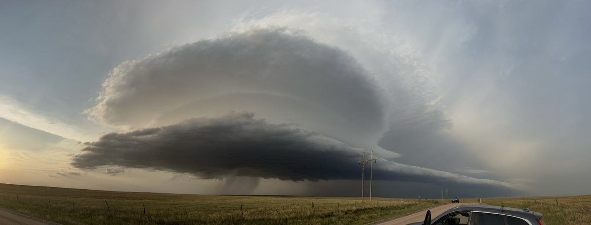 Hugo, CO storm slowly weakening, still going strong in the structure department…