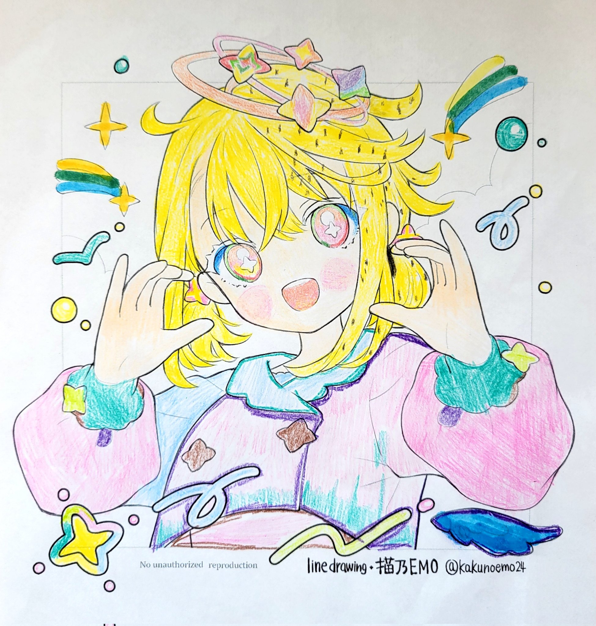 とももん/手描きイラスト3点 🏙️ - 心跳事件失敗（？ - - - - - - - #绘#手绘#創作イラスト