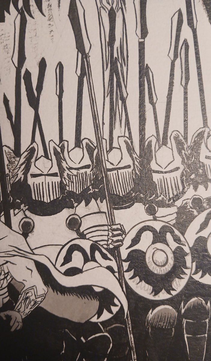 Behold shapes dark and terrible...

#wip

The soldiers of the Cob throne march... a horrific procession of fire and metal across the grim north.
<a href="/alternacomics/">Alterna Comics</a> 
#comics #comicart #fantasy #fantasyart #darkfantasy #darkfantasyart #comicbookart #bd #vikings #knights #bandesdessinée