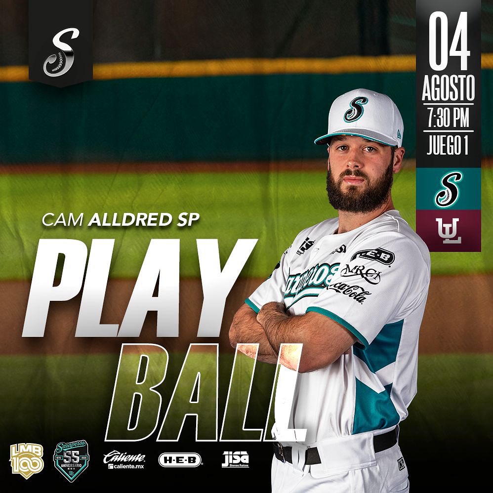 ¡𝗣𝗟𝗔𝗬𝗕𝗔𝗟𝗟! ⚾️🔥.

Juego 1 | Saraperos VS Algodoneros.

Caliente.mx HEB JISA 

#𝟓𝗔𝗥𝗔𝗣𝗘𝗥𝗢𝟓