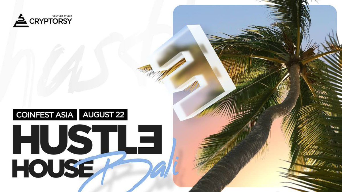 HUSTLE (@hustl3cc) on Twitter photo gm HUSTL3RS ⚡️
Do you even know how fast it’s coming? Let us remind you real quick:
🗓️ Aug 22
⌚ 6PM - Late
📍 Bali, <a href="/CoinfestAsia/">Coinfest Asia</a> 2025
If crypto is life, then #HUSTL3 is the lifestyle you need.
Connected. Limitless. Fun.
Join the HUSTL3 here 👉 lu.ma/y8k1dtjn gm HUSTL3RS ⚡️
Do you even know how fast it’s coming? Let us remind you real quick:
🗓️ Aug 22
⌚ 6PM - Late
📍 Bali, <a href="/CoinfestAsia/">Coinfest Asia</a> 2025
If crypto is life, then #HUSTL3 is the lifestyle you need.
Connected. Limitless. Fun.
Join the HUSTL3 here 👉 lu.ma/y8k1dtjn