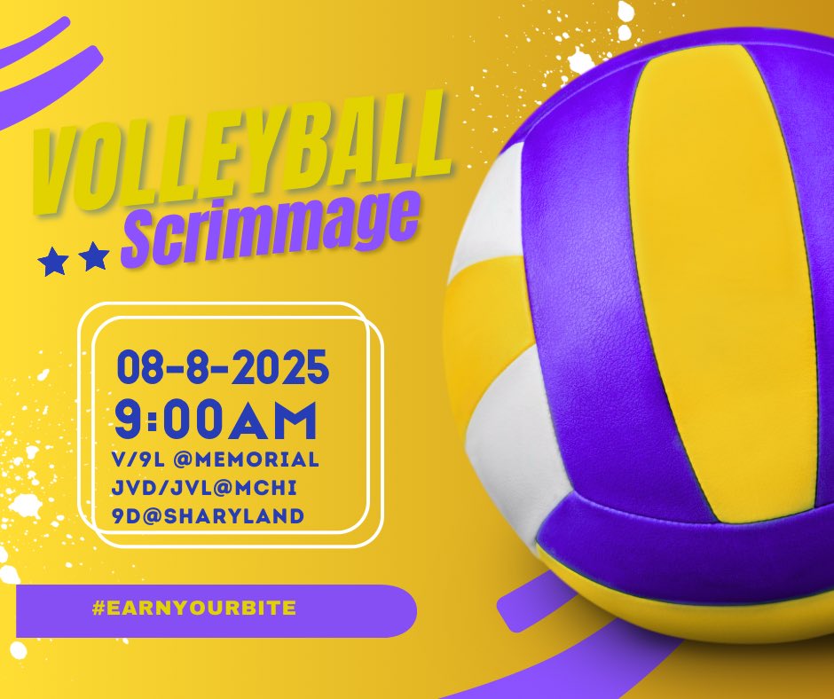 McHi Athletic Pride (@lopezjay) on Twitter photo Only 4 days until McHi Volleyball hits the court for our first scrimmage! Catch us in action at Memorial HS, McHi and Sharyland HS as we face off in preparation to our 2025 season. Let’s go, Bulldogs! 💪🐾 #McHiVolleyball #BulldogPride #GameTime <a href="/McAllenISD/">McAllen ISD</a> <a href="/McHi_Blitz1909/">MCHI BULLDOG BLITZ</a> Only 4 days until McHi Volleyball hits the court for our first scrimmage! Catch us in action at Memorial HS, McHi and Sharyland HS as we face off in preparation to our 2025 season. Let’s go, Bulldogs! 💪🐾 #McHiVolleyball #BulldogPride #GameTime <a href="/McAllenISD/">McAllen ISD</a> <a href="/McHi_Blitz1909/">MCHI BULLDOG BLITZ</a>