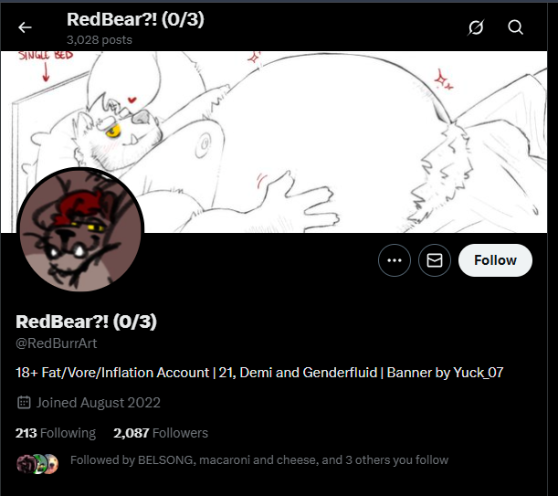 this porn-brained smegma stench degenerate ass nigga wants to play in me an friends faces so I'm putting him on blast and some of yall niggas are following him too btw