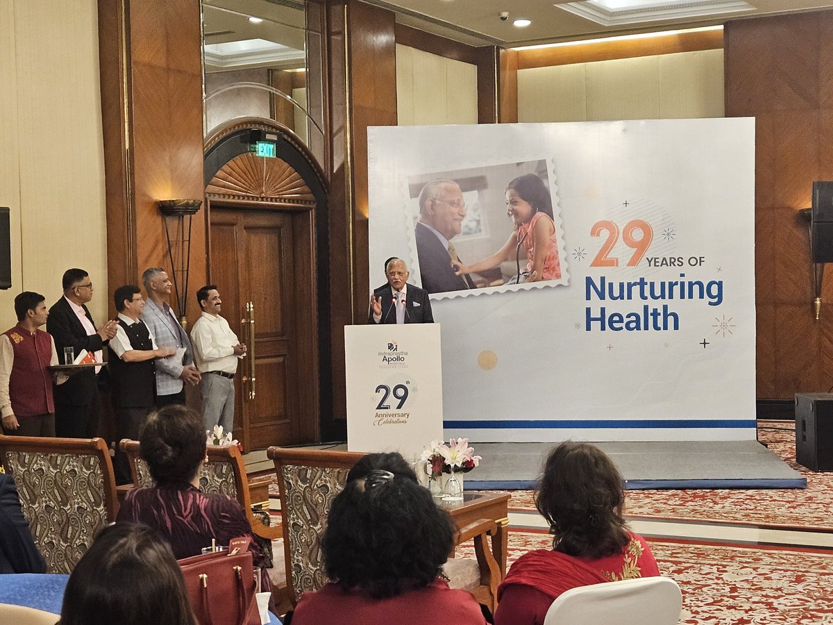 Prof. Anil D'Cruz (@docdcruz) on Twitter photo Inspiring to hear Chairman Dr Reddy at the 29th year celebrations at Apollo Delhi. His enthusiasm and passion defies age. Keep inspiring Sir !@ApolloHosMumbai <a href="/ApolloInter/">ApolloHospitals</a> <a href="/apollohospital/">Apollo Hospitals</a> <a href="/drsangitareddy/">Dr. Sangita Reddy</a> <a href="/preethareddy28/">PreethaReddyOfficial</a> Inspiring to hear Chairman Dr Reddy at the 29th year celebrations at Apollo Delhi. His enthusiasm and passion defies age. Keep inspiring Sir !@ApolloHosMumbai <a href="/ApolloInter/">ApolloHospitals</a> <a href="/apollohospital/">Apollo Hospitals</a> <a href="/drsangitareddy/">Dr. Sangita Reddy</a> <a href="/preethareddy28/">PreethaReddyOfficial</a>