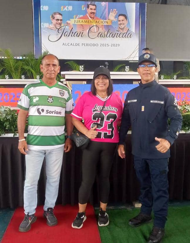 Vocera de la comunidad de "San Agustín" con los representantes deportivos de la Fundación "Crecer Jugando San Agustín 2025" : Fredwi Carvallo y Ramón Luque.... Guacara -Edo Carabobo.